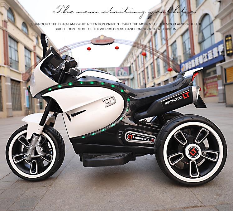 Stylish 6V Battery Electric Ride On Motorcycle for Girls Aged 3-9 Off-Road Excitement
