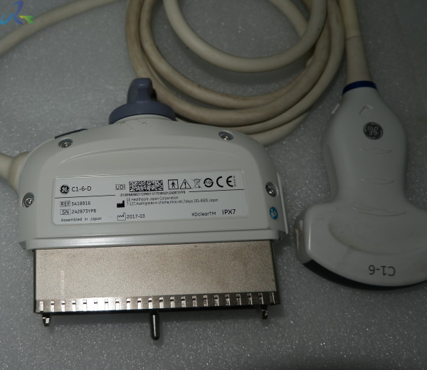 GE C1-6-D Ultrasound Transducer Probe Convex Array For Imaging System