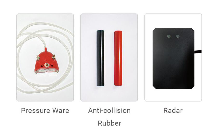 LED Square Boom Arm Electronic Barrier Gates , Security Barriers And Gates RS485 Communication