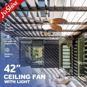 Wholesale 110-240V/50Hz-60Hz Input Voltage LED Outdoor Ceiling Fan with 3 Speeds and IP42 Rating from china suppliers