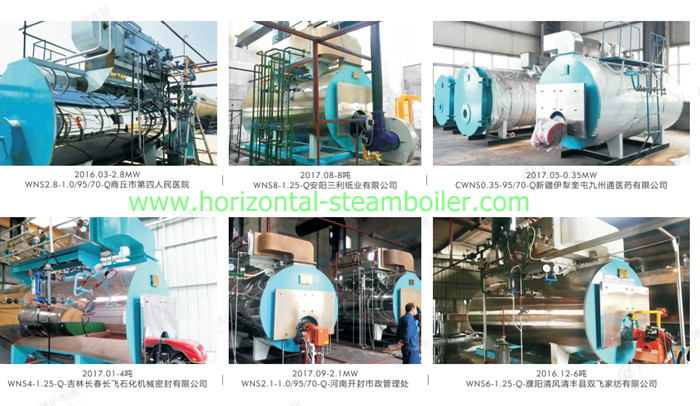 Industrial Automatic Commercial Gas Boiler Oil Steam Boiler For Chemical Mill
