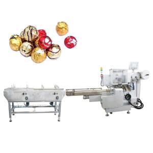 Wholesale 15-32mm Product Size Full Automatic Chocolate Wafer Ball Peanut Compound Packaging Machine from china suppliers