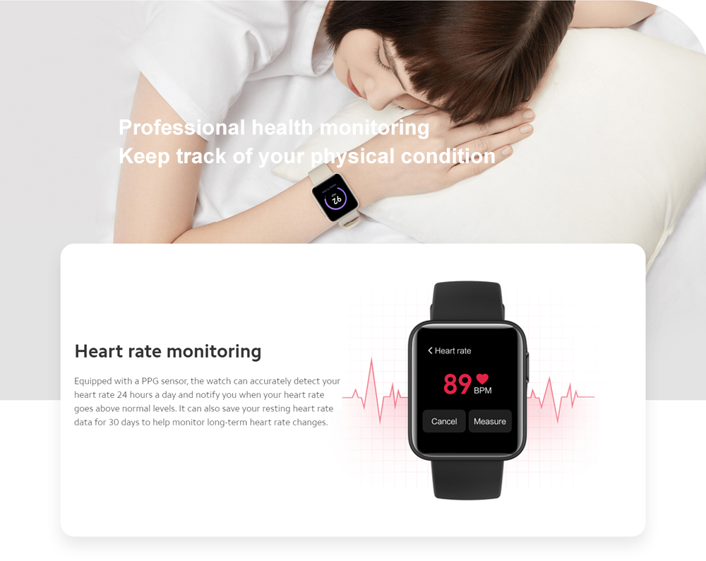 Global Version Xiaomi Smart Watch 1.4 Inch GPS Sport Fitness Tracker Heart Rate Monitor 5ATM Waterproof Xiaomi Mi Watch