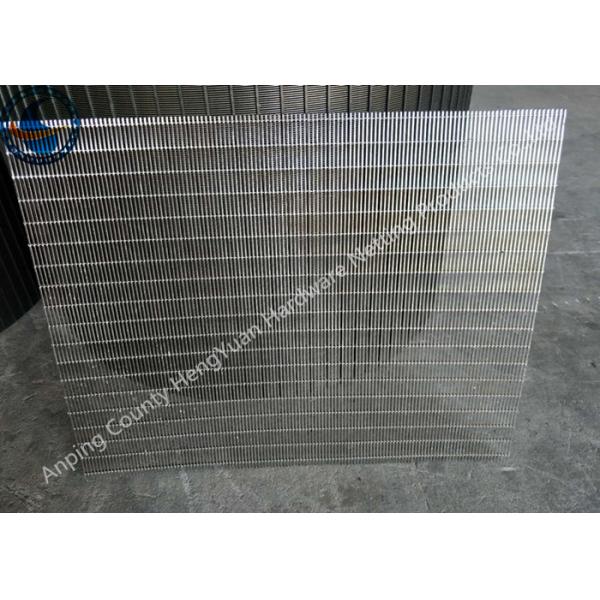 Customized SS Welded Wedge Wire Screen With High Corrosion Resistance