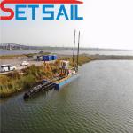 Set Sail Hydraulic Canal Ports Dredging Machine Lakes Dams Cutter Suction