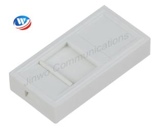 Wholesale French Standard RJ12 RJ11 1 Port Faceplate 22.5X45mm White from china suppliers
