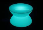 Double Half Round Glowing Coffee Table / LED Light Bar Table Polyethylene
