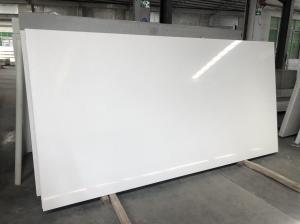 China Good Quality White Mirror Quartz Slab Grain for Kitchen Countertop/Worktop Engineering Stone on sale