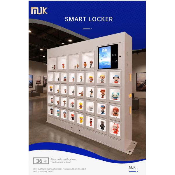 Smart Electronic Lock Parcel Locker with Windows Android OS Assembled Structure 18 Compartments for Security Storage