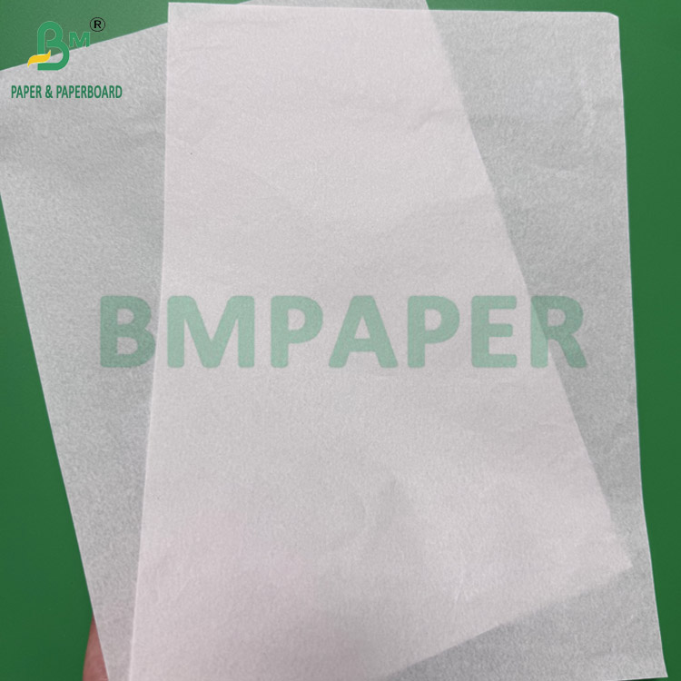 35gsm Unbleached / Bleached Non Fluoro Greaseproof Paper Kit 3 - 8 Custom Roll