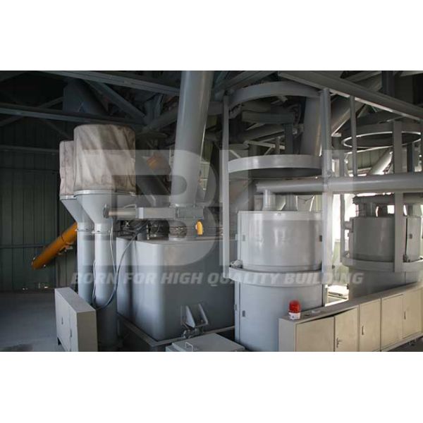 Dry Mortar Production Line Labor Saving With Double Paddle Shafts Mixer