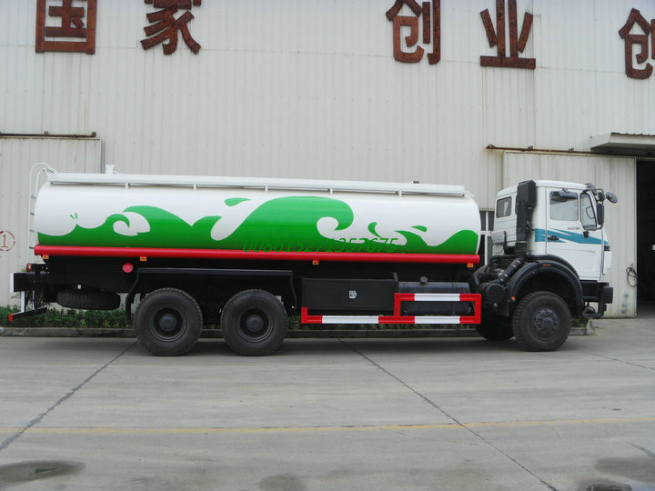 Beiben AWD off road Steel Water Tanker Truck 6x6 With Water Pump Bowser For Transport Clean Drinking Water 16-18cbm