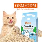 Scented Tofu Kitty Litter Lemon Apple Baby Powder Rose Clumping Flushing Kitty