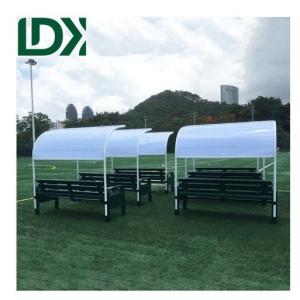 Wholesale 2.15m Aluminum Soccer Pitch Portable Soccer Bench With Tent Player Team Rest Area Equipment from china suppliers