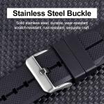 Waterproof TPU Wrist Rubber Watch Strap 22mm Size Quick Release