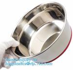 Dual-Purposed Dog Water Food Feeder Plastic Double Pet Bowls, Collapsible dog