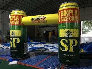 Wholesale Creative Design Inflatable Advertising Products , Advertising Bottle Arch With Printing from china suppliers