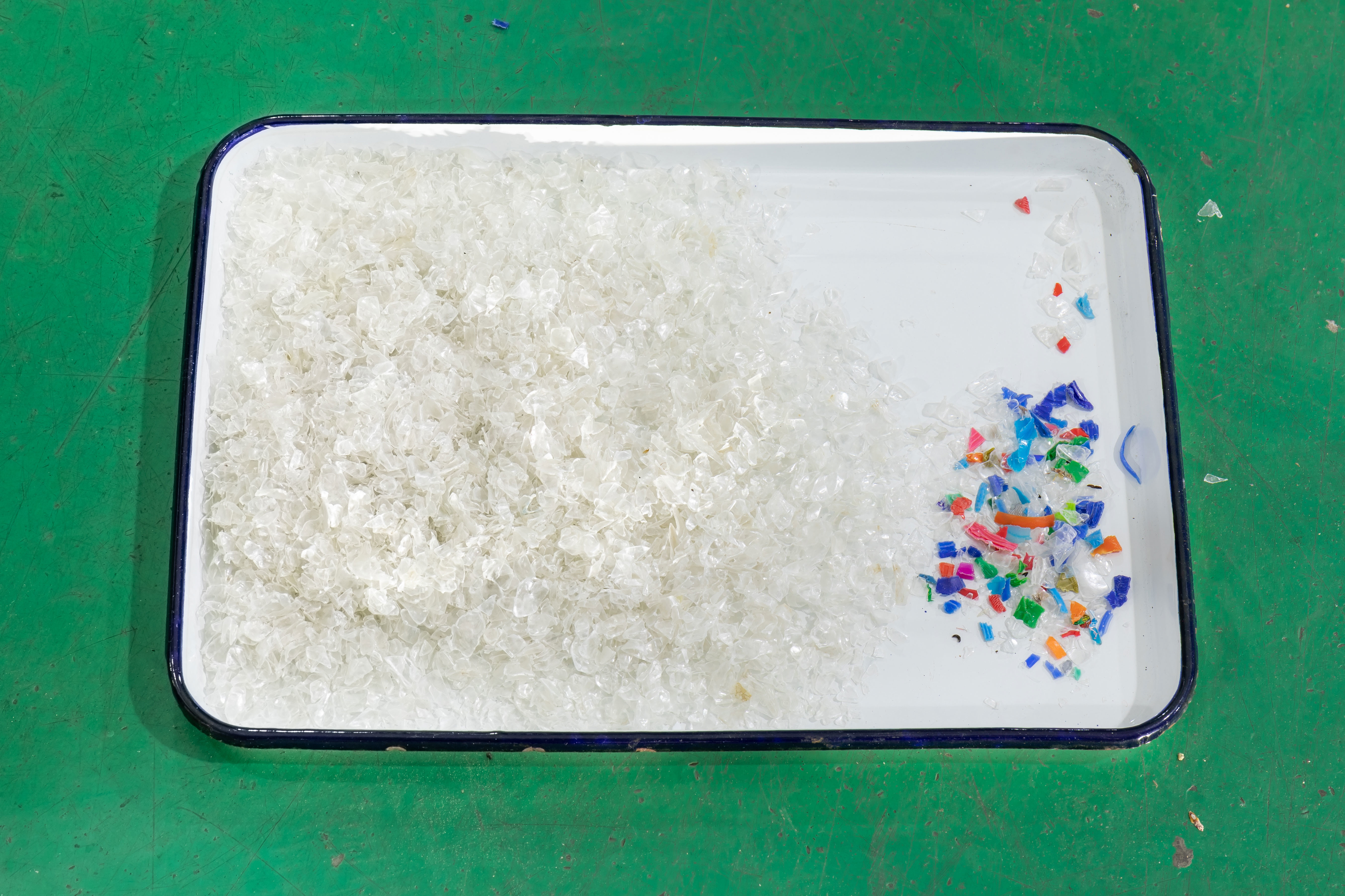 5400 Pixels Plastic Colour Sorter , FPGA chip Plastic Bottle Sorting Machine