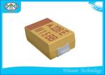 Large Size Solid Tantalum Chip Capacitors 33μF - 1500μF Case E For Electronic