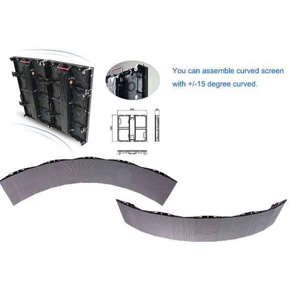 Event Rental Mobile LED Screen Truss Hanging / Stacking Stage Backdrop 1200 Nits