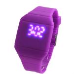 Silicone Band Fashion LED Digital Watch LED Time Showing Promotional Christmas
