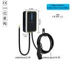 Electric Car Wallbox Pulsar Plus Ev Charger Gun Line 3.6KW / 7KW / 11KW / 22KW