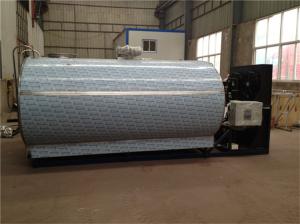 China 5000L Horizontal Milk Storage Tank 10KW With Cooling System on sale