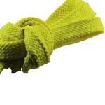 10mm 3/8 100 Polyester Braided Flat Shoe Laces Dark Blue Yellow Green