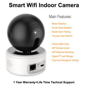 China 1080P Indoor Security 3.0MP Wireless Wifi Home Security Cameras on sale