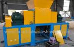 Large Capacity Plastic Bottle Crusher Machine , Double Shaft Scrap Glass Bottle