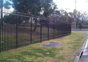 Wholesale Security Steel Tube Fence Panels , Galvanised Tubular Fencing With 25mm Tube Diameter from china suppliers