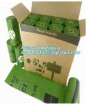 Earth-friendly Dog 100% Compostable Bags for Poop,4Refill Rolls,60Bags Total,