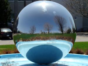 Wholesale Delicate Inflatable Advertising Mirror Ball For Celebrations , Sliver Mirror Ball from china suppliers