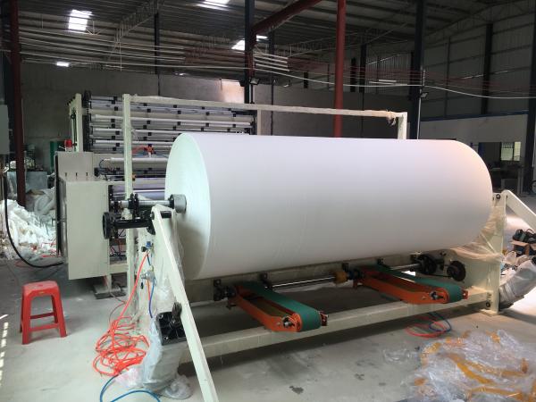 Non - Stop Kitchen Towel / Toilet Tissue Production Line With Stable Speed 220m