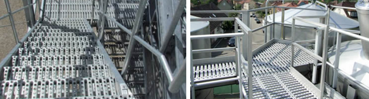 FM Type Lock Interlocking Safety Grip Strut Grating For Platforms And Walkways