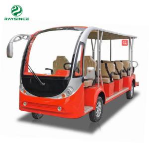 Wholesale 2022 hot sale electric sightseeing car 4000W motor 14 passenger bus for tourist from china suppliers