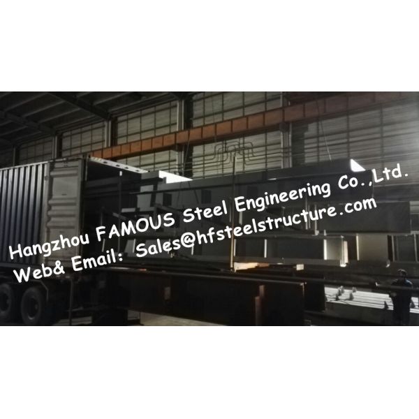 Structural Skeleton Framed Pre Engineered Steel Buildings Hot Galvanized Surface Treatment