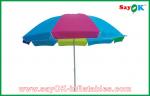 Garden Canopy Tent Beach Table Sun Umbrella Custom Colorful Folding Solar Parasol  210D Oxford Cloth