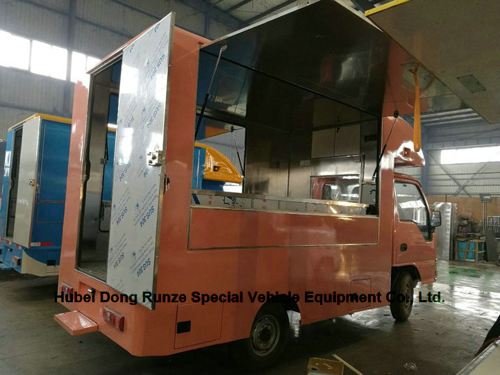 Custom Color JAC Mobile Kitchen Truck , Street Mobile Fast Food Van