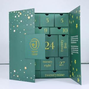 China Cardboard Advent Calendar Custom Gift Packaging For Christmas Gift on sale