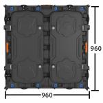 PH10 Outdoor Rental LED Screen Customizable 1920hz 960x960mm