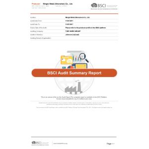 Mingle Scitek  (Shen Zhen) Co., Ltd. Certifications