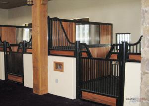 Wholesale Metal Miniature Prefabricated Horse Stalls , European Classic Equine Stalls from china suppliers