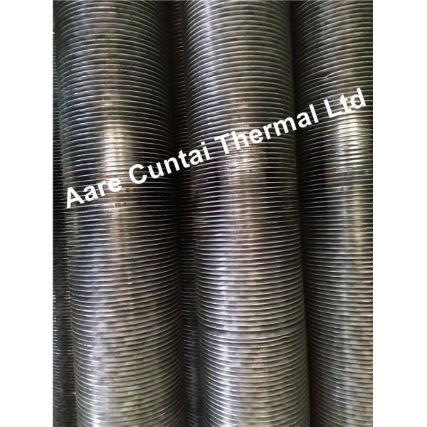 Spiral Embeded G Finned Tubes SA179 SMLS , Tension Wound Finned Tubes