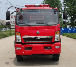 Wholesale Sinotruk 160HP Water Tank Fire Truck 6 Wheeled 8T For Fire Department from china suppliers