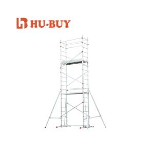 Wholesale Professional Outdoor Aluminum Scaffold Tower 5.6M Compact Design from china suppliers