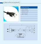 High Quality KC Approved Korean Standard K01 2 Pin Plug Electric Supply dyer