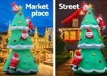 Christmas 5M Inflatable Christmas Tree LED Lighting Atmosphere Decoration
