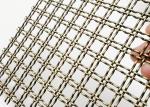 Decorative Cabinet Architectural Steel Mesh Antique Brass 5mm Thickness