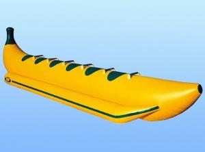 Wholesale Yellow Inflatable Boat Toys 6 Person Towable Banana Water Game Tube from china suppliers